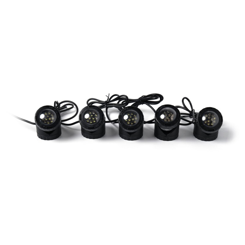 Jebao Submersible LED Pond Light with Photcell Sensor, Set of