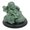 Emerald Money Buddha Statue Carrying Wu Lou and Ru Yi