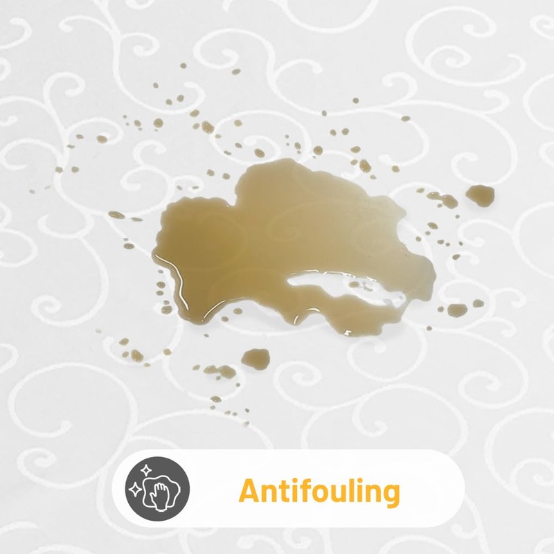 AMFUN Table Cloth Rectangular 130 * 220cm,Polyester Jacquard Tablecloth,Washable Dust-Proof