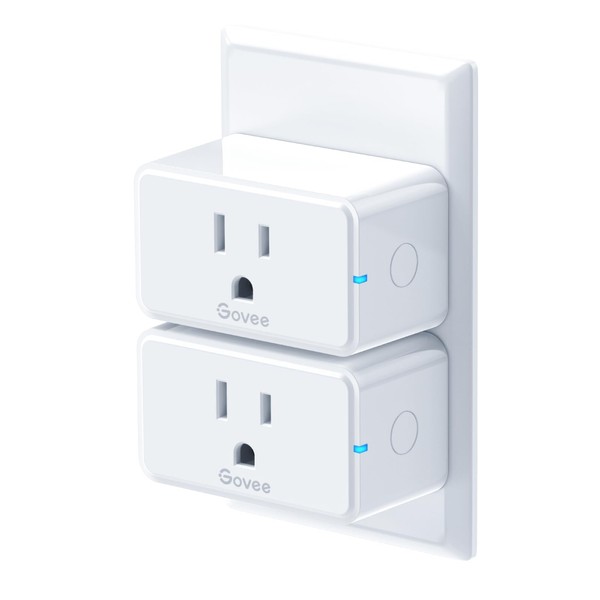 Govee Smart Plug, WiFi Bluetooth Outlets 2 Pack Work with