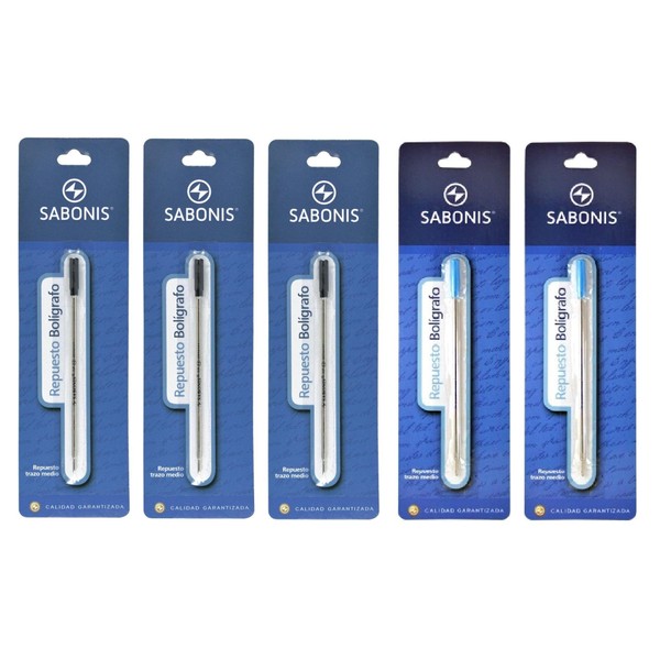 Kit de Repuestos Para Pluma Sabonis C001 E/Blister 3 Negros