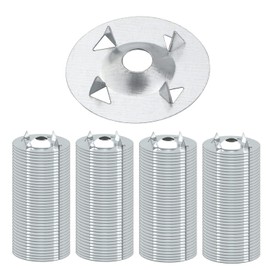 230 Pcs Insulation Fixings Washers,28mm Diameter Tile Backer Board Washers，Galvanised Metal Claw Washers Easy To Fix Plasterboard,Foam Board,Insulation Board,Gypsum Board (28mm)