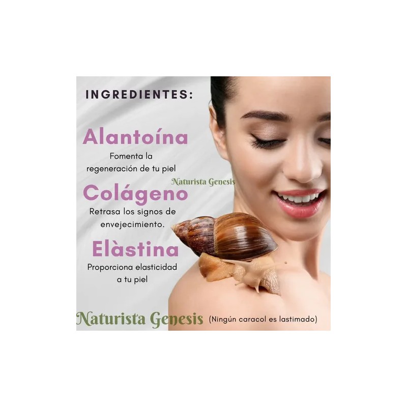 Crema Baba De Caracol Florigan 350g+ Tónico Facial Anti Acné