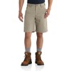 Carhartt Men's Relaxed 10" Rigby Dungaree Short, Tan, W34