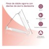 Pinza Umbilical Plástica Dencof Desechable Estéril 50 Piezas