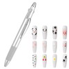 BOXOB 5-in-1 Nail Dotting Pen, Ballpoint Design Professional Manicure Tools