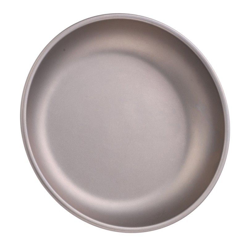 Pure Titanium Saucer Dishes Outdoor Tableware Camping Hiking Plates Cutlery