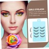 Baluue 5 Pairs Long False Eyelashes Natural Look Eyelashes Makeup