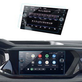 LANTU Car Screen Protector for 2024 2023 2022 Volkswagen Taos(SE/SEL) Accessories Navigation Touchscreen Protector Film Tempered Glass HD Clear 8''
