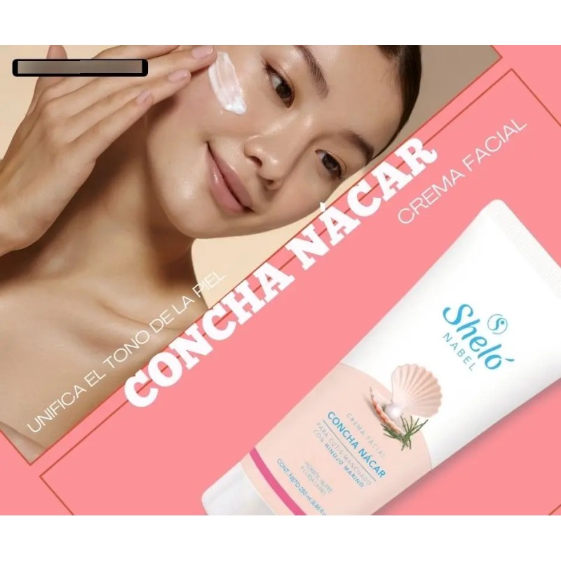 Crema Concha Nacar Shelo Nabel Piel Manchada Eimperfecciones