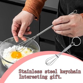 Cute Novelty Keychain Gifts for Women Men Friends Cooking Gifts for Women Wife Daughter in Law Christmas Birthday Gifts for Husband Boyfriend Chef Novelty Gifts for Cooking Baking Keychain