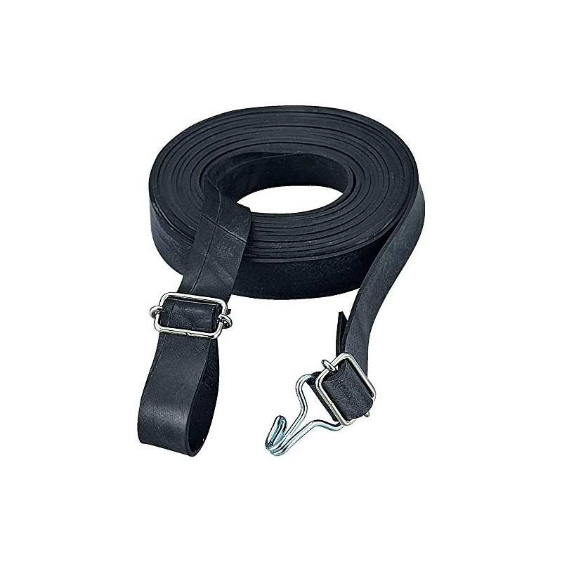 TRUSCO GR-2010KW-1 Rubber Rope Hardware with W Hook Buckle 0.8