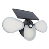 Solar Garden Lights Professional Waterproof 3 Heads Rotation High Power