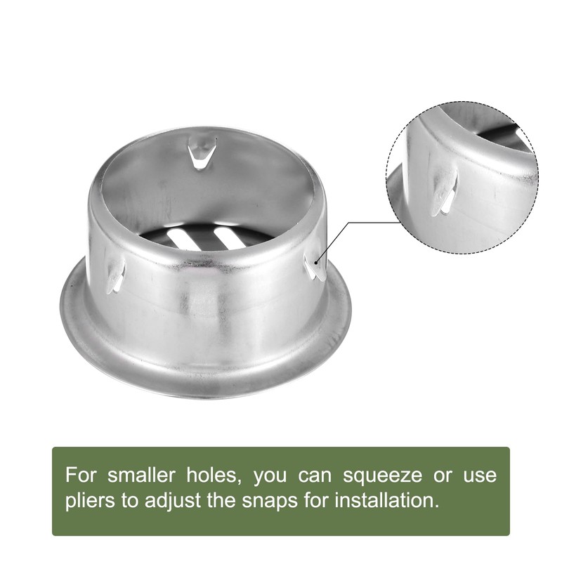 uxcell Floor Drain Cover, Stainless Steel Anti Blocking Drain Cover