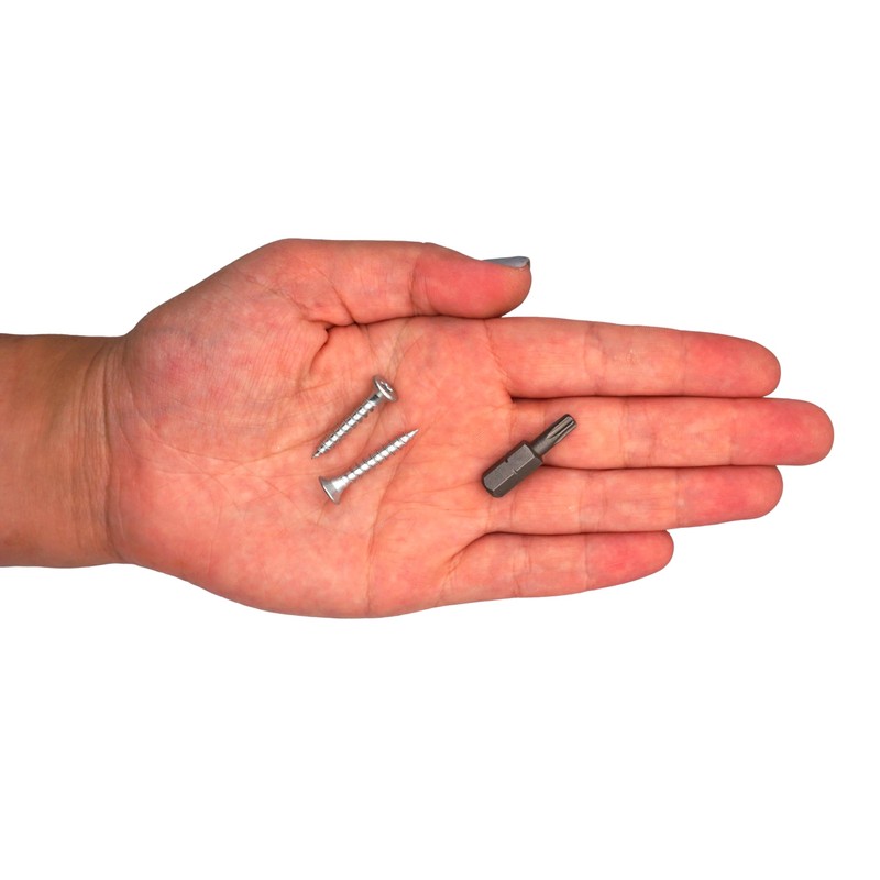SKIR'CO (Pack of 300) 4.0 x 25mm Galvanised Steel Wood