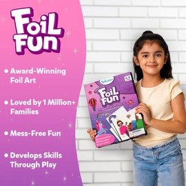 Skillmatics Foil Fun - Unicorns & Princesses, Easter Basket Stuffers, No Mess Art for Kids, Craft Kits & Supplies, DIY Creative Activity, Travel Toys, Gifts for Ages 4, 5, 6, 7, 8, 9