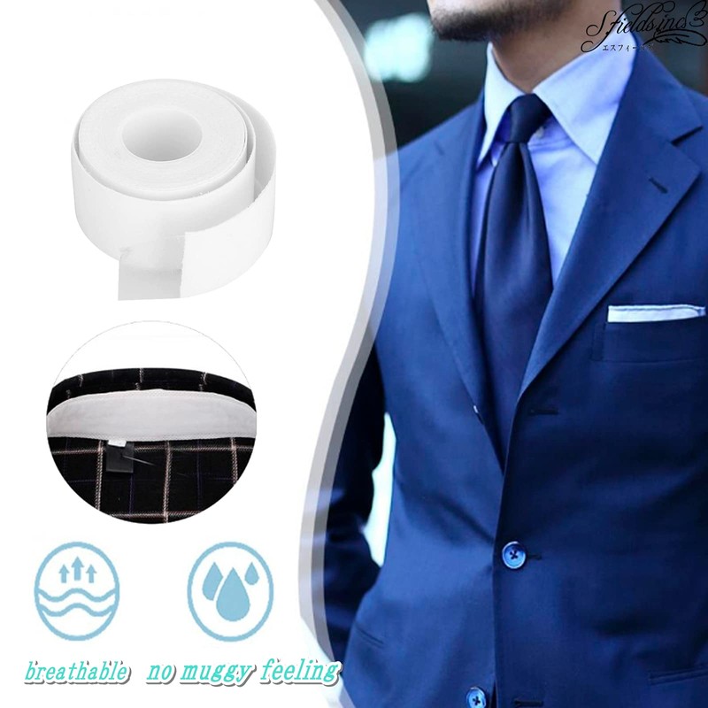 S.fields.inc Sweat Tape, Sweat Pad, Collar, Sleeves, Hat, Forehead, Roll,