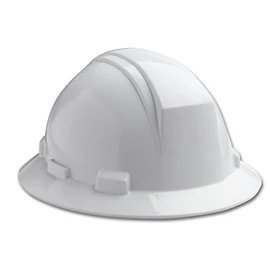 Dynamic Safety HP642R/01 Kilimanjaro Hard Hat with 4-Point Nylon Suspension and Sure-Lock Ratchet Adjustment, ANSI Type II, One Size, White