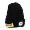 Blackcat Black Cat LED Lancer Beanie Plain Black/Yellow
