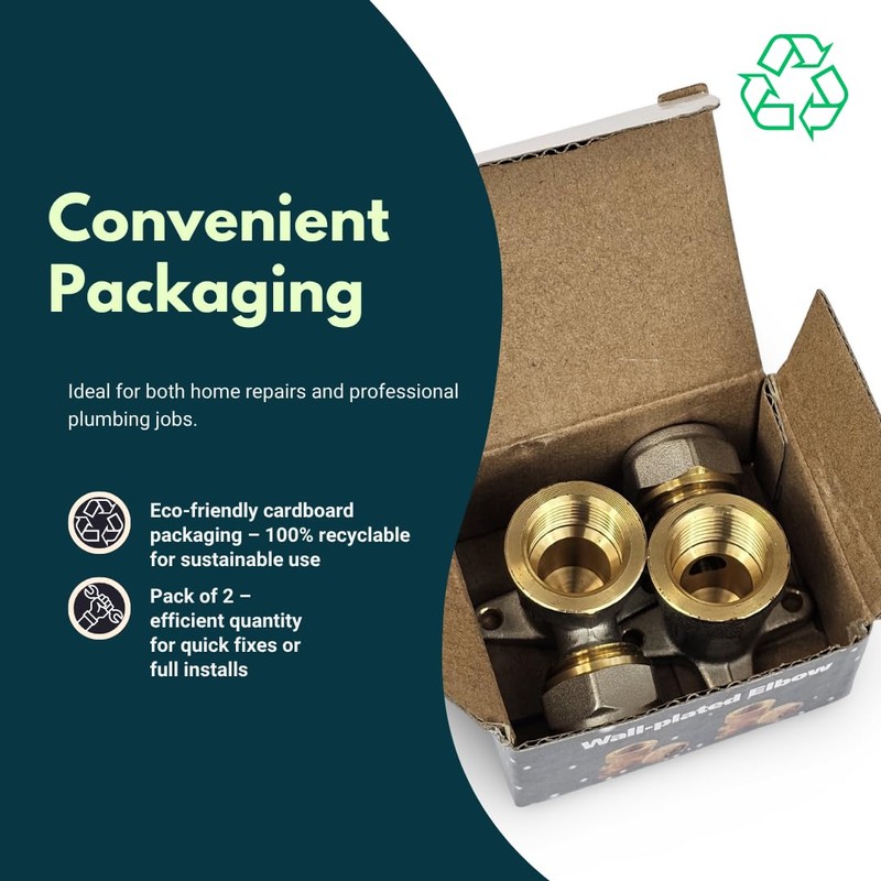 Wärmer System 16mm x 1/2" Wall Plate Elbow – Female