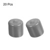 sourcing map 20pcs Rubber End Caps Protective Caps 26mm ID