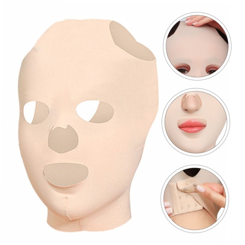 Outanaya 1pc Elastic Facial Mask Skin Tighten Sleep Mask for
