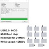 Unidad Flash USB de 16 GB, Paquete de 25 Unidades