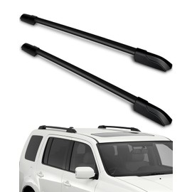 cciyu Roof Rack Side Rails Fit for Honda Pilot 3.5L 2009-2015 2pcs Aluminum Car Top Luggage Carrier Rails