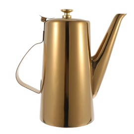 Hemoton Stainless Steel Pitcher Water Pitcher with Wide Handle teapots Juice Jug for Fridge, Beverage Carafe for Cold/Hot Water, Iced Tea 2L