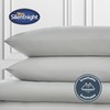 Silentnight Pure Cotton Housewife Pillowcase Pair, Silver