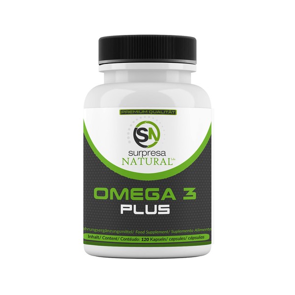 Omega 3 Plus 3x Strength, 1000 mg Fish Oil, 500