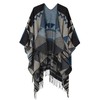 Urban GoCo Women's Poncho, Stole, Bohemian Tassel Scarf -