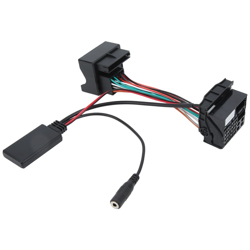 Bluetooth 5.0 AUX IN Audio Cable Adapter with Microphone Replacement