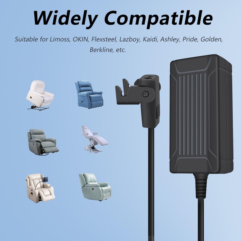 UAUSE 29V 2A AC/DC Power Supply Transformer for Recliner and