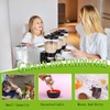 Umigy 1 Pack Triple Indispensable Dry Food Dispenser Cereal Container