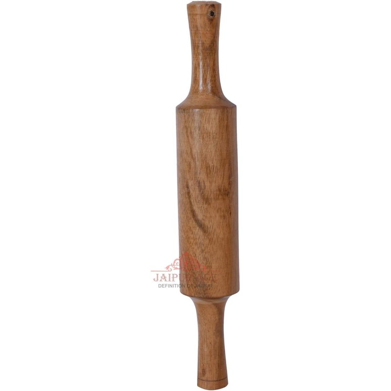 IBLAY Green Marble Chakla with Wooden Belan/Rolling Pin Board/Roti Maker/Chakla