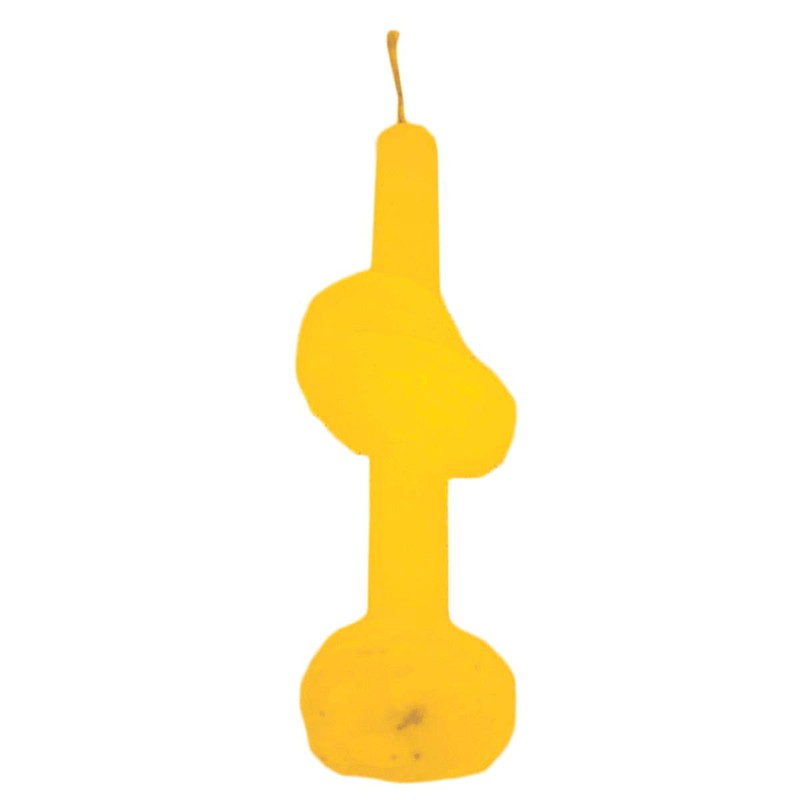 Luz María- Vela deshacedor de nudos color "Amarillo" (Creatividad, comunicación,