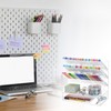 QWORK Acrylic Desk Organizers and Accessories – Multi-Compartment Storage with