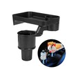 Multifunctional Cup Holder Expander with Detachable Tray Table Adjustable Base