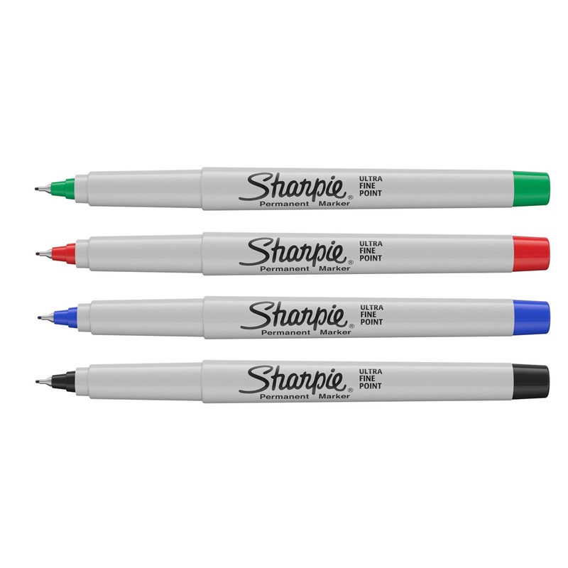 Sharpie Permanent Markers | Ultra-Fine Point | Assorted Classic Colours