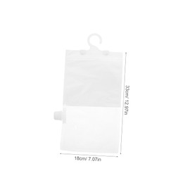 Alipis 10 Sets Dehumidification Bag Dehumidifier Deodorizer Humidity Portable Bathroom Bags Hanging Absorbers for Cars Feeder Desiccant Bags Dehumidify Closet Transparent Plastic
