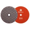 Waies 125 mm Grit 200 Diamond Sanding Pad for Dry