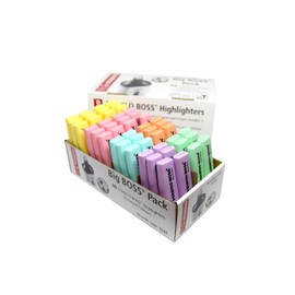 STABILO Highlighter BOSS ORIGINAL Pastel - Pack of 48-6 x Assorted Colours