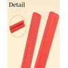 Luvilly 3Pcs Silicone Trivet Tongs Silicone Toast Tongs Silicone Tongs
