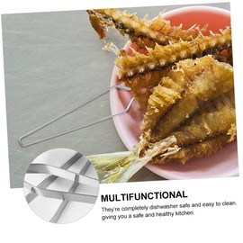 Baluue 3sets Quality Stainless Steel Tweezers Fish Bone Tongs Kitchen Pliers Flat Tip Food Tweezers Set 4pcs*3