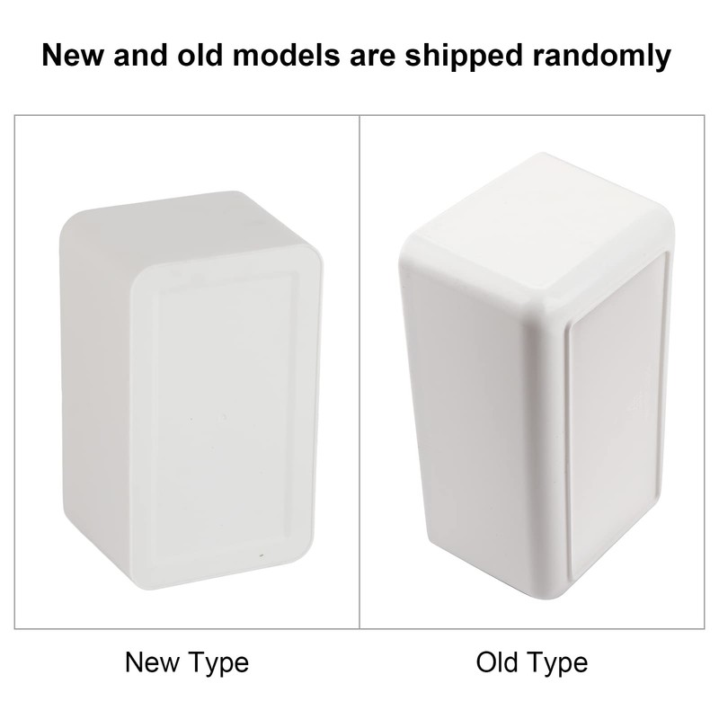 Napkin Case, Removable Bamboo/Wood Cover Plastic Tissue Box Holder Storage