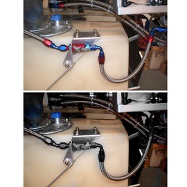 AN-10 AN10 Straight Swivel Fast Flow Fuel Oil Braided Hose Fitting