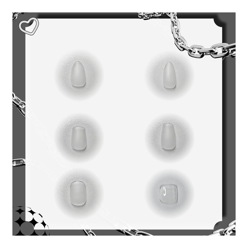 [M;H #] Sample tip for measuring size - Medium Almond