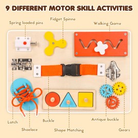 Montessori Toddler Busy Board YR-0126