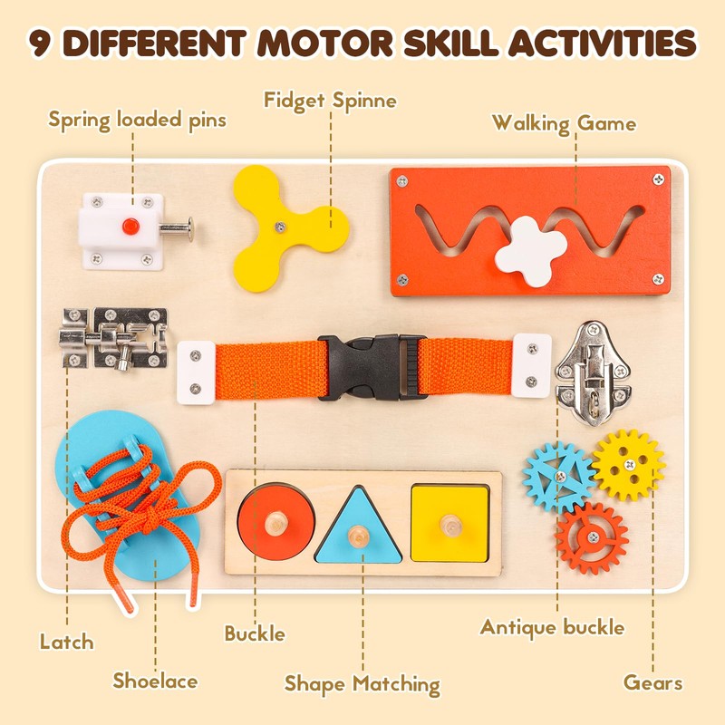 Montessori Toddler Busy Board YR-0126